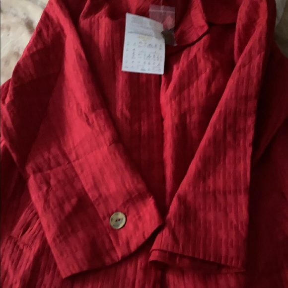 Simonton women red 2X jacket NWT - Picture 2 of 5